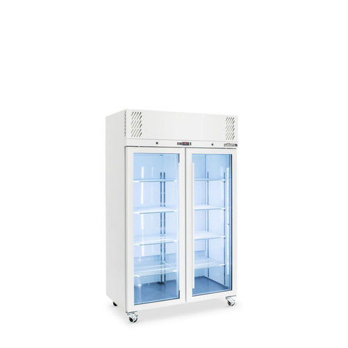 Williams Pearl - 2 door White Upright Display Freezer commercial refrigeration