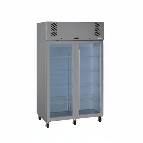 Williams Pearl - 2 door Stainless Steel Upright Display Freezer commercial refrigeration