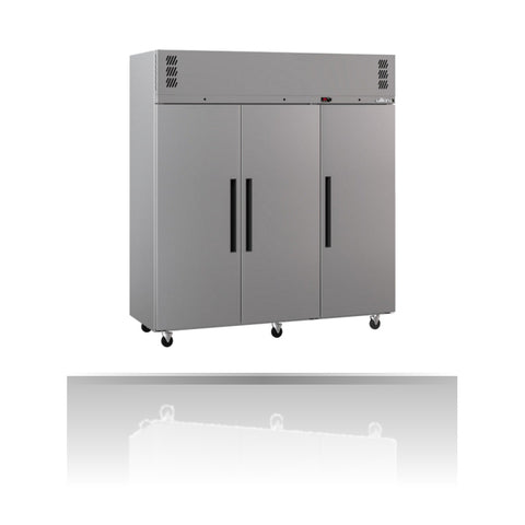 Williams Pearl - 3 door Stainless Steel Upright Storage Refrigerator