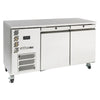 Williams Opal - 2 door Stainless Steel Under Counter Storage Freezer