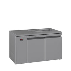 Williams Opal - 2 door Stainless Steel Remote Under Counter Refrigerator With Blown Air Well commercial refrigeration