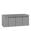 Williams Opal - 3 door Stainless Steel Remote Under Counter Refrigerator