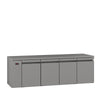 Williams Opal - 4 door Stainless Steel Remote Under Counter Freezer