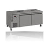 Williams Emerald - 2 door Stainless Steel Under Counter Refrigerator With Blown Air Well