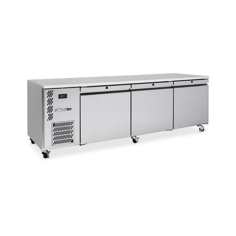 Williams Emerald - 3 door Stainless Steel Under Counter Refrigerator