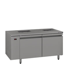 Williams Emerald - 2 door Stainless Steel Remote Under Counter Refrigerator With Blown Air Well commercial refrigeration