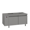 Williams Emerald - 2 door Stainless Steel Remote Under Counter Refrigerator With Blown Air Well