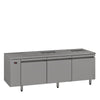 Williams Emerald - 3 door Stainless Steel Remote Under Counter Refrigerator With Blown Air Well
