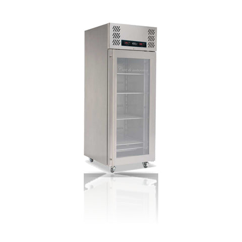 Williams Meat Aging Refrigerator - Single glass door top mounted upright meat aging fridge