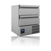 Williams Aztra Hydrocarbon - Two drawer stainless steel under counter freezer