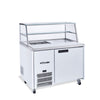 Williams Jade Sandwich - One Door White Prep Counter Refrigerator With Blown Air Well