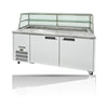 Williams Jade Sandwich - 2 door White Prep Counter Refrigerator With Blown Air Well