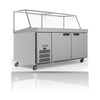 Williams Banksia - 2 door Stainless Steel Prep Counter Refrigerator With Angled Blown Air Well
