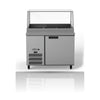 Williams Banksia - One Door White Prep Counter Refrigerator With Flat Blown Air Well - Without Canopy