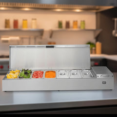Williams Thermowell - Seven Pan Counter Top Refrigerated Well commercial refrigeration