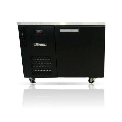 Williams Boronia - One Door Black Under Counter Display Refrigerator