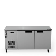 Williams Boronia - 2 door Stainless Steel Under Counter Display Refrigerator commercial refrigeration