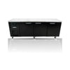 Williams Boronia - 3 door Black Under Counter Display Refrigerator