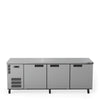 Williams Boronia - 3 door Stainless Steel Under Counter Display Refrigerator