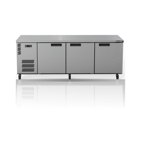 Williams Boronia - 3 door Stainless Steel Under Counter Display Refrigerator