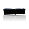Williams Boronia - 4 door Black Under Counter Display Refrigerator