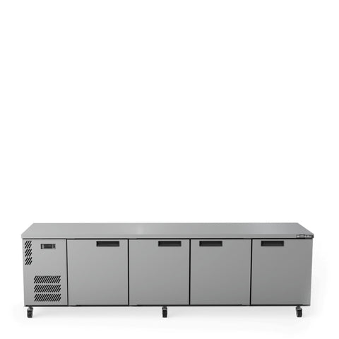 Williams Boronia - 4 door Stainless Steel Under Counter Display Refrigerator