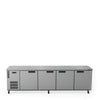Williams Boronia - 4 door Stainless Steel Under Counter Display Refrigerator