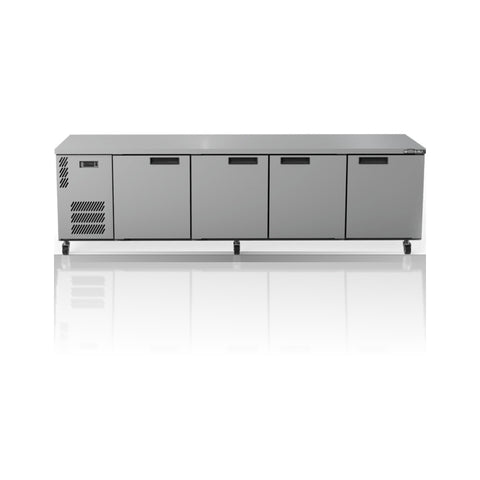 Williams Boronia - 4 door Stainless Steel Under Counter Display Refrigerator