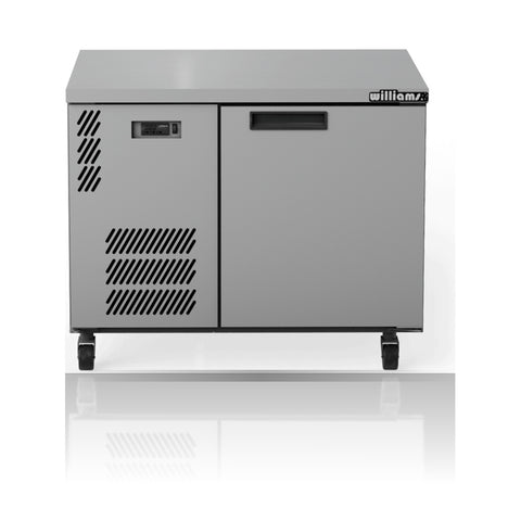 Williams Boronia - One Door Stainless Steel Under Counter Display Refrigerator