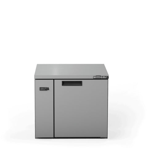 Williams Boronia - One Door Stainless Steel Remote Back Bar Counter Display Refrigerator