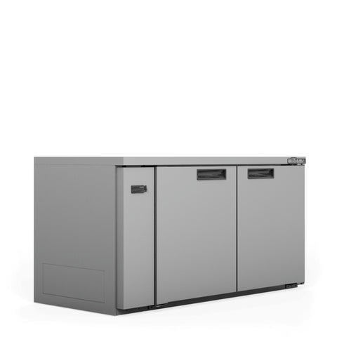 Williams Boronia - 2 door Stainless Steel Remote Back Bar Counter Display Refrigerator