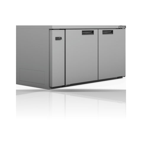 Williams Boronia - 2 door Stainless Steel Remote Back Bar Counter Display Refrigerator
