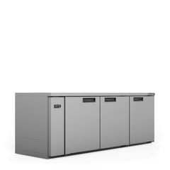Williams Boronia - 3 door Stainless Steel Remote Back Bar Counter Display Refrigerator commercial refrigeration