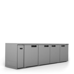 Williams Boronia - 4 door Stainless Steel Remote Back Bar Counter Display Refrigerator commercial refrigeration