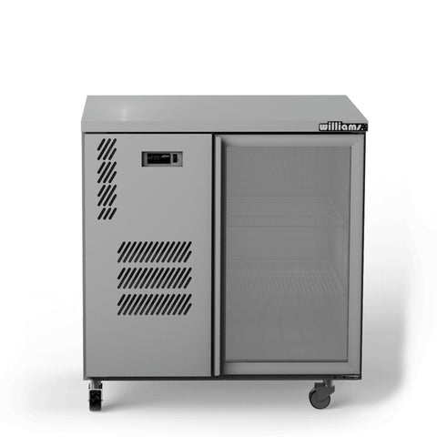 Williams Cameo - One Door Stainless Steel Under Counter Display Refrigerator