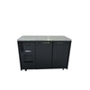 Williams Cameo - 2 door Black Under Counter Display Refrigerator