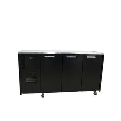 Williams Cameo - 3 door Black Under Counter Display Refrigerator commercial refrigeration
