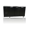 Williams Cameo - 3 door Black Under Counter Display Refrigerator