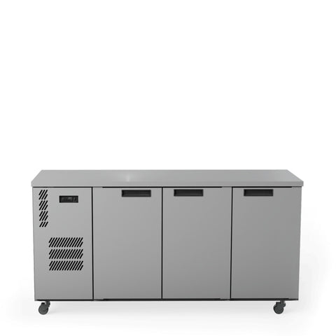 Williams Cameo - 3 door Stainless Steel Under Counter Display Refrigerator