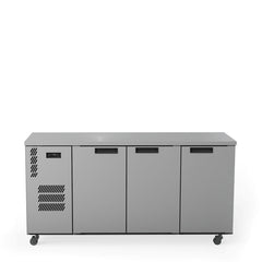 Williams Cameo - 3 door Stainless Steel Under Counter Display Refrigerator commercial refrigeration