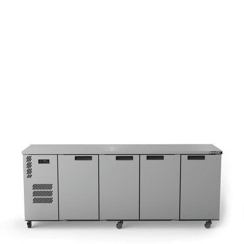 Williams Cameo - 4 door Stainless Steel Under Counter Display Refrigerator