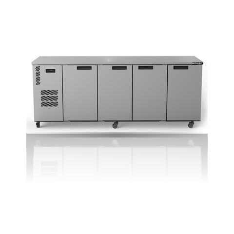Williams Cameo - 4 door Stainless Steel Under Counter Display Refrigerator