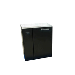 Williams Cameo - One Door Black Remote Back Bar Counter Display Refrigerator commercial refrigeration