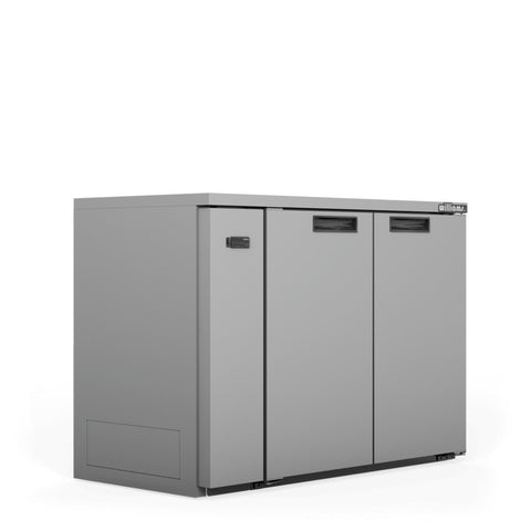 Williams Cameo - 2 Door Stainless Steel Remote Back Bar Counter Display Refrigerator