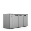 Williams Cameo - 3 Door Stainless Steel Remote Back Bar Counter Display Refrigerator