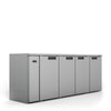 Williams Cameo - 4 Door Stainless Steel Remote Back Bar Counter Display Refrigerator