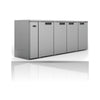 Williams Cameo - 4 Door Stainless Steel Remote Back Bar Counter Display Refrigerator