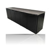 Williams Cameo - 5 Door Black Remote Back Bar Counter Display Refrigerator