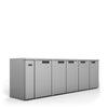 Williams Cameo - 5 Door Stainless Steel Remote Back Bar Counter Display Refrigerator