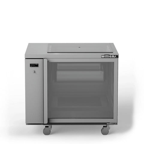 Williams Glass Chiller - One Door Remote Glass Chiller With Two Shelves